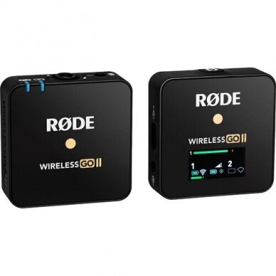 Bevielių Mikrofonų Sistema Rode Wireless GO II Single 1