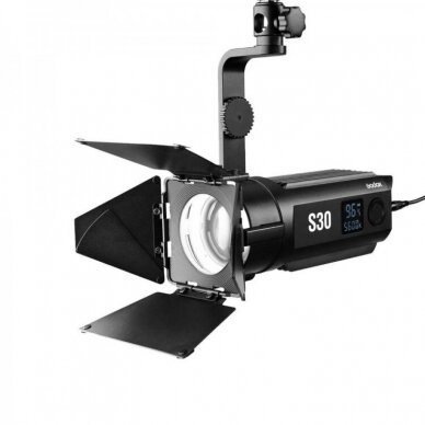 GODOX S30 LED FOCUSING LIGHT WITH BARNDOOR 5