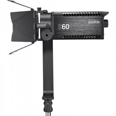 Godox S60 LED Focusing Light with barndoor 3