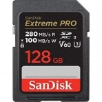 SANDISK 128GB EXTREME PRO UHS-II V60 SDXC ATMINTIES KORTELĖ