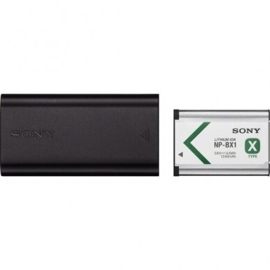 Sony ACC-TRDCX USB Kelioninis Kroviklis Su NP-BX1 Baterija 1