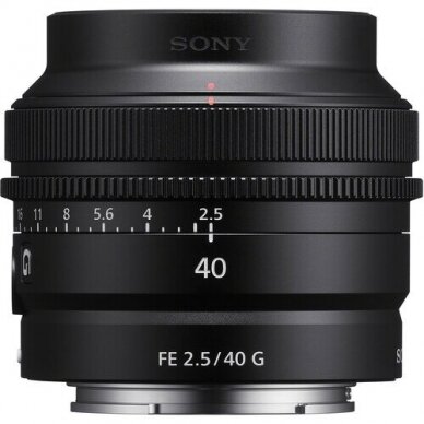 Sony FE 40mm f/2.5 G 2